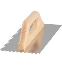 Hladítko Strend Pro Premium, HardWood, drevená rúčka, 270x130 mm, e6 mm, 0,7 mm, nerez