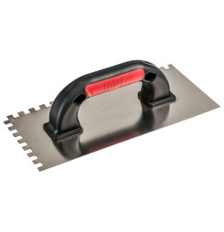 Hladítko Strend Pro Premium, EXC RED-Black, U-plast. rúčka, 270x130 mm, e12 mm, 0,7 mm, nerez