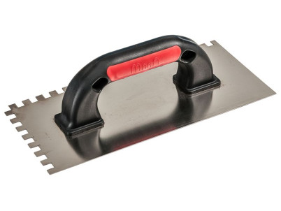 Hladítko Strend Pro Premium, EXC RED-Black, U-plast. rúčka, 270x130 mm, e12 mm, 0,7 mm, nerez