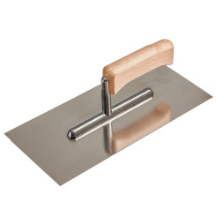 Hladítko Strend Pro Premium, HardWood, drevená rúčka, 270x130 mm, rovné, 0,7 mm, nerez