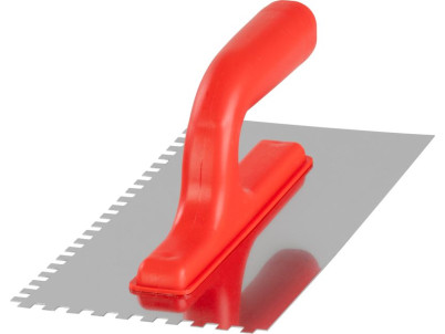 Hladítko Strend Pro Premium, REDhand, plast. rúčka, 270x130 mm, e6 mm, 0,7 mm, nerez