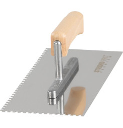 Hladítko Strend Pro Premium, HardWood, drevená rúčka, 270x130 mm, e4 mm, 0,7 mm, nerez