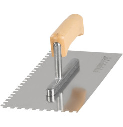 Hladítko Strend Pro Premium, HardWood, drevená rúčka, 270x130 mm, e6 mm, 0,7 mm, nerez
