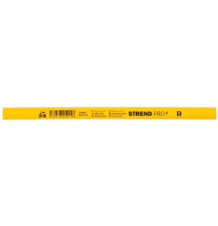 Ceruzka Strend Pro, 176 mm, červená tuha, oválna, na sklo a keramiku, Sellbox 72 ks