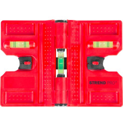 Vodováha Strend Pro FSB-12, 135 mm, rohová, na stĺpiky, uholník s magnetom