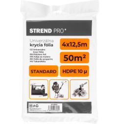 Fólia krycia Strend Pro Standard, maliarska, 4x12,5 m, 10µ, zakrývacia