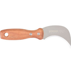 Nôž Strend Pro Premium, na linoleum a koberce, nerez, drevená rúčka, 75 mm