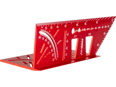 Uholník Strend Pro Premium, stolársky, ALU pokosový, 150 mm, 30°-45°-60°-90°