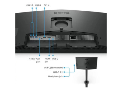 BENQ PD2706UA, LED Monitor 27" 4K UHD, šedý BENQ PD2706UA, LED Monitor 27" 4K UHD, šedý