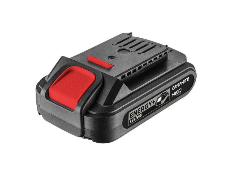 GRAPHITE ENERGY+, Batéria 18V, Li-Ion 2.0Ah GRAPHITE ENERGY+, Batéria 18V, Li-Ion 2.0Ah