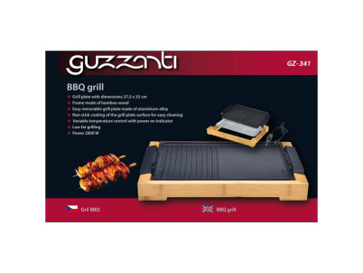 GZ 341 ELEKTRICKÝ STOLNÝ GRIL GUZZANTI