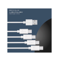MEDIARANGE Batérie nabíjateľné AAA, USB-C, 4ks