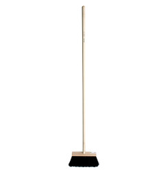 Metla Geco Indust Black WH, 240 mm, priemyselná, čierna, s násadou 1200 mm