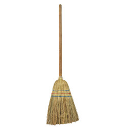 Metla MagicHome, ciroková, stredná detská, 3x šitá, násada 65 cm