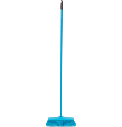 Metla Cleonix B0684, modrá, kovová násada 120 cm, 28 cm