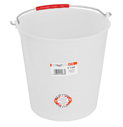 Vedro ICS P1112, 12 lit., 27x27 cm, biele