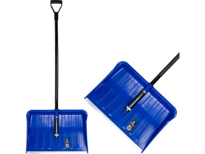 Odhrňovač ALPINUS ERGOMETAL, 550x385/1460 mm, na sneh, modrý, s kovovou násadou, kov. lišta, mix farieb, ZMONTOVANÝ Odhrňovač ALPINUS ERGOMETAL, 550x385/1460 mm, na sneh, modrý, s kovovou násadou, kov. lišta, mix farieb, ZMONTOVANÝ