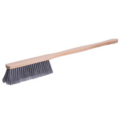 Metlička CRW BN60, nylon, predĺžená drevená rukoväť, 70 cm, mix farieb
