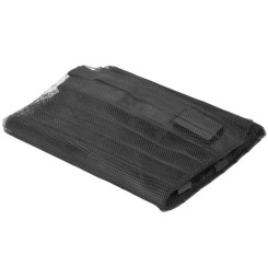 Sieť Strend Pro, 218x96 cm, proti hmyzu a komárom,  na balkónové dvere, 9x magnet, čierna