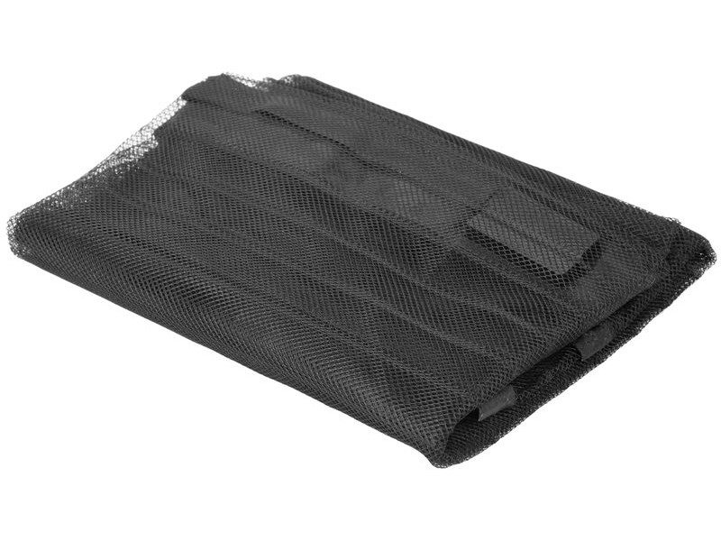 Sieť Strend Pro, 218x96 cm, proti hmyzu a komárom,  na balkónové dvere, 9x magnet, čierna