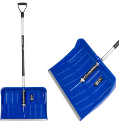 Odhrňovač ALPINUS ALUTUBE, 550x385/1460 mm, lopata na sneh, odhŕňač, ALU násada, mix farieb, ZMONTOVANÝ