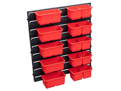 Boxy QBRICK® Organizer náhradný, ONE Organizer M/L, 11 dielna sada, na stenu Boxy QBRICK® Organizer náhradný, ONE Organizer M/L, 11 dielna sada, na stenu