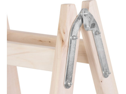 Rebrík Strend Pro, 6 priečkový, drevené štafle, 1,90 m, max. 150 kg