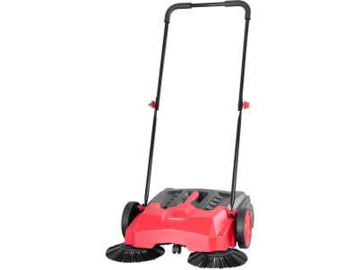 Zametací stroj Worcraft HPS-650, mechanická metla, s objemom 22 lit.