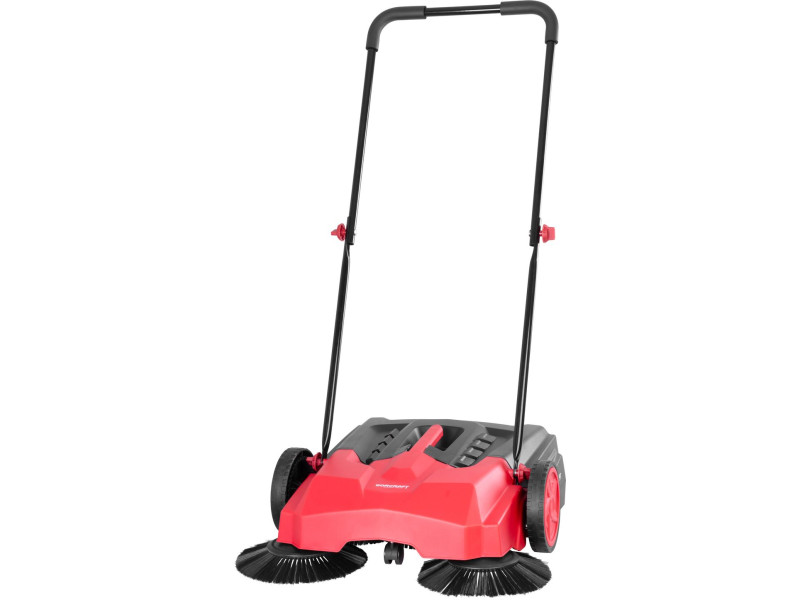 Zametací stroj Worcraft HPS-650, mechanická metla, s objemom 22 lit.