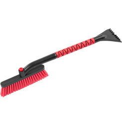 Metlička Strend Pro Premium, na auto, na ľad a sneh, so škrabkou, Alu, 65 cm