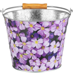 Vedro Strend Pro, 5 lit., kovové, potlač kvety/ovocie, rôzne druhy