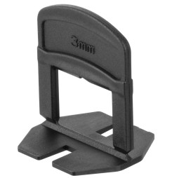 Medzerník Strend Pro LS210W, nivelačný, pod obklad, 3.0 mm, bal. 100 ks, plast čierny