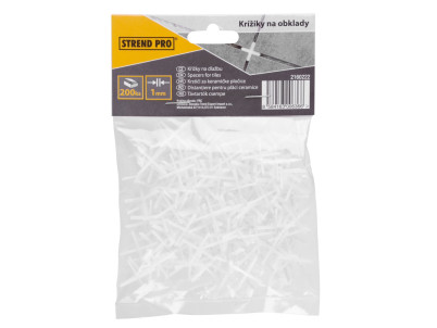 Krížik Strend Pro TC242, 1 mm, na obklady a dlažby, bal. 200 ks