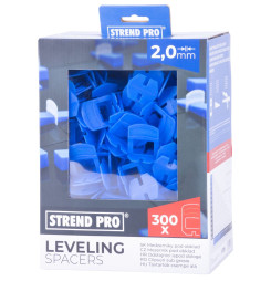 Medzerník Strend Pro LS230T, nivelačný, pod obklad, 2.0 mm, bal. 300 ks, plast modrý