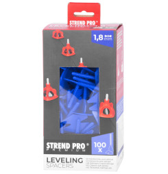 Medzerník Strend Pro Premium LS122 nivelačný, 1.8 mm, bal. 100 ks, modrý