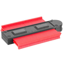 Šablóna na obkreslenie tvarov Strend Pro DG681, 125x130 mm, s uzamknutím vzoru a magnetom