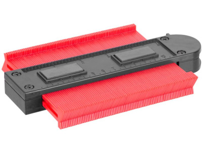 Šablóna na obkreslenie tvarov Strend Pro DG681, 125x130 mm, s uzamknutím vzoru a magnetom