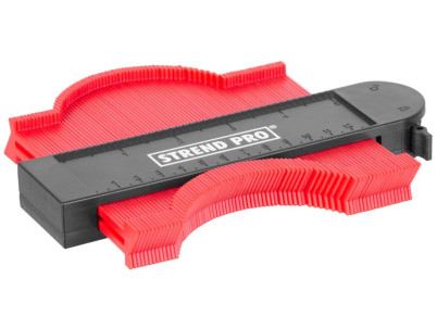 Šablóna na obkreslenie tvarov Strend Pro DG681, 125x130 mm, s uzamknutím vzoru a magnetom