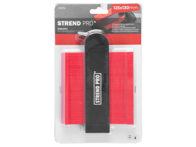 Šablóna na obkreslenie tvarov Strend Pro DG681, 125x130 mm, s uzamknutím vzoru a magnetom