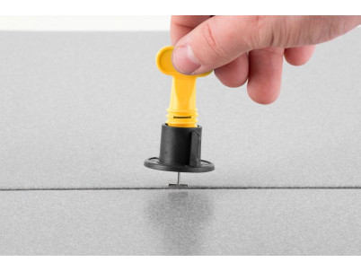 Sada nivelačná Strend Pro, 1x kľúč, 50x T-medzerník, 50x klobúčik