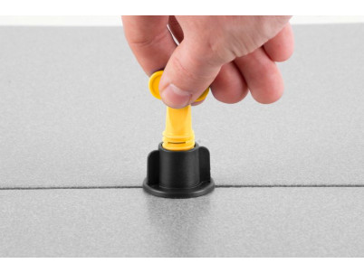 Sada nivelačná Strend Pro, 1x kľúč, 50x T-medzerník, 50x klobúčik