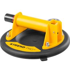 Držiak skla Strend Pro, prísavný, 1-kupolový, s manometrom, 20 cm, max. 120 kg