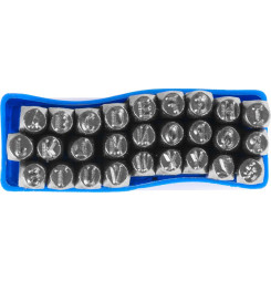 Razidla abeceda HR59105, výška písma 5 mm, písmenková, 27 ks