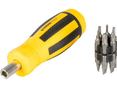 Sada bitov Strend Pro SDX33-112, 13 dielna, s račňovým skrutkovačom