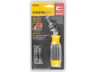 Sada bitov Strend Pro SDX22-114, 14 dielna, s kĺbovým račňovým skrutkovačom