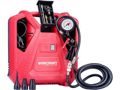 Kompresor Worcraft PAC11-180, 1100 W, bezolejový Kompresor Worcraft PAC11-180, 1100 W, bezolejový