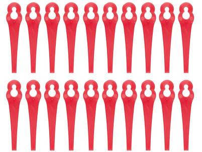 Sada náhradných plastových nožov Worcraft CGT-S20Li, bal. 20 ks, k vyžínaču