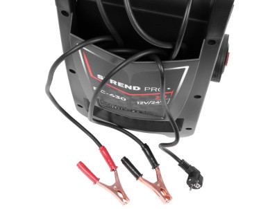 Vozík štartovací Strend Pro BC-430, nabíjací, 12/24V, 30 A, štart 250 A, na autobatérie
