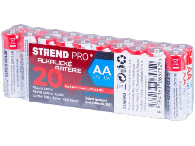 Batéria Strend Pro, LR6, 20 ks, AA tužka