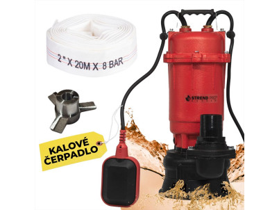 Čerpadlo Strend Pro Garden QDX5, 900W, kalové, 20000 l/h, kábel 10 m, s nožom, do septiku
